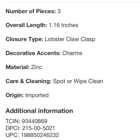 Gold Paperclip Chain Bracelet W/ (9) Charms
Rainbow Mushroom Fruit Yin Yang NWT - Picture 11 of 16